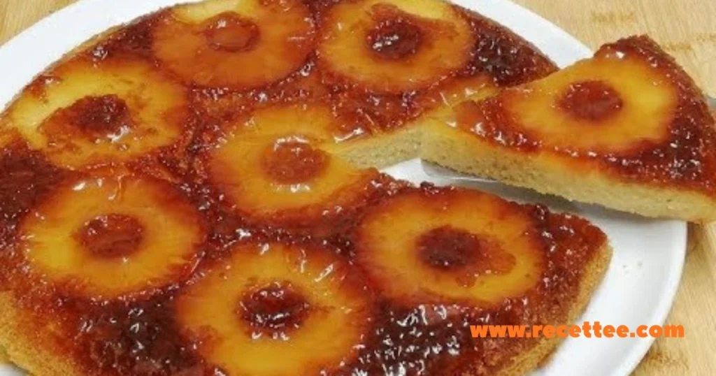 gateau caramelise ananas