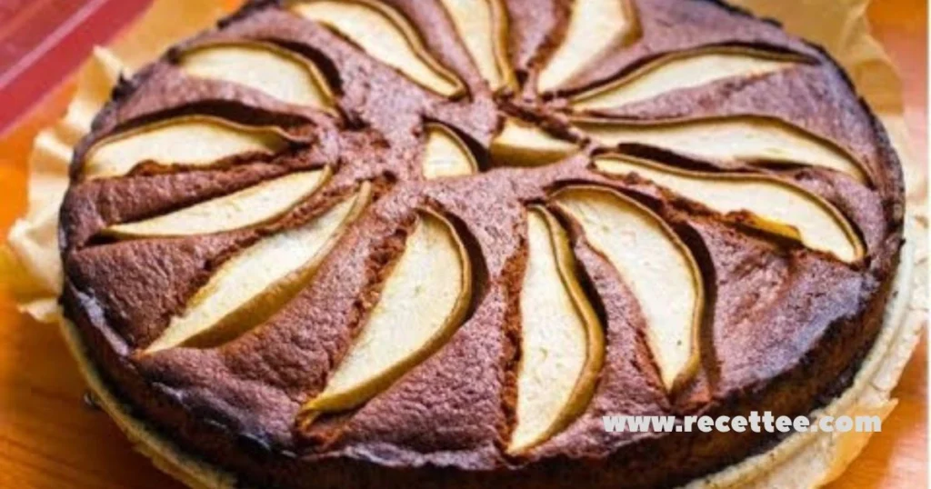 tarte poire chocolat
