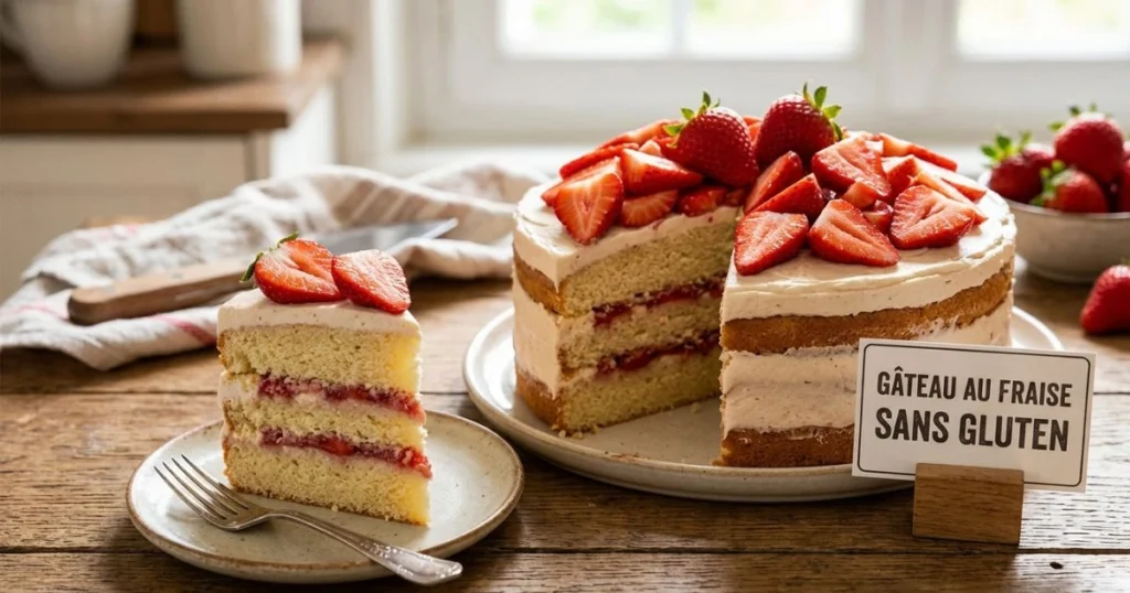  Gâteau au Fraise Vegan