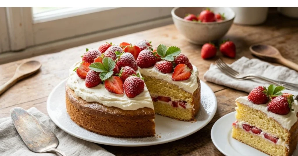 Gateau au fraise facile
