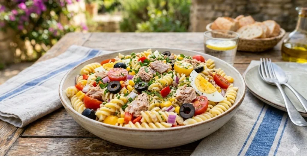 Salade de pates au thon