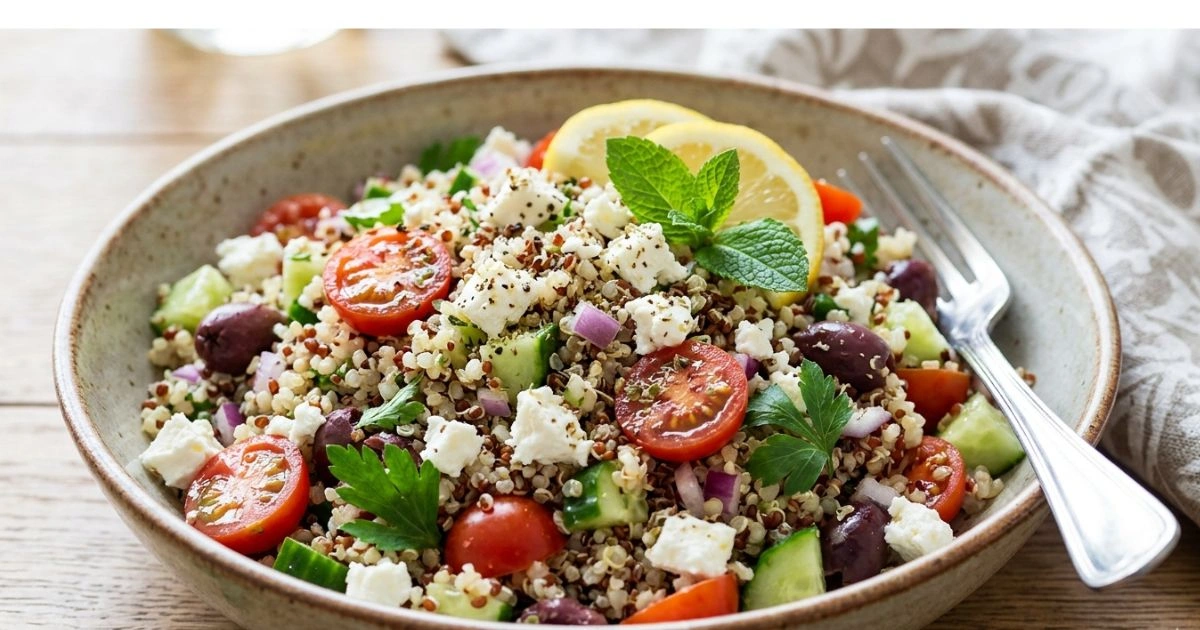 Salade quinoa feta