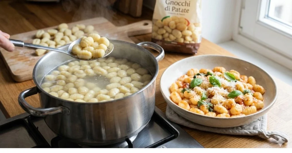 cuisson des gnocchis