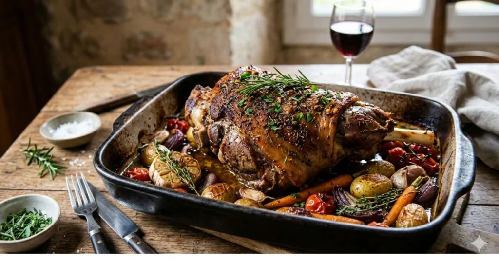 Épaule d’agneau au four