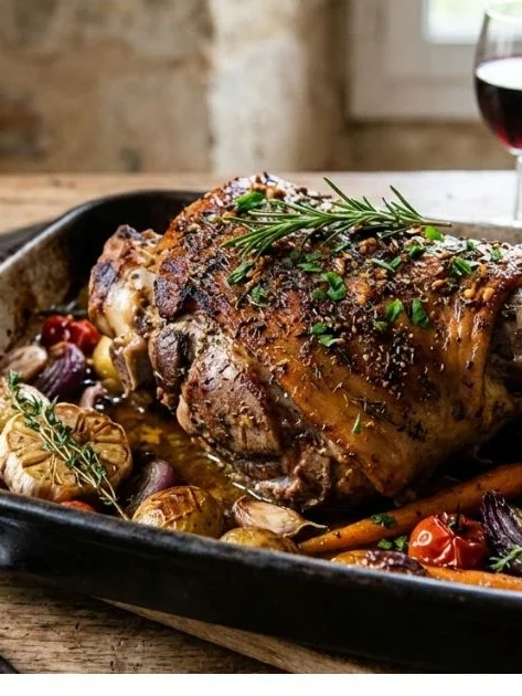 Épaule d’agneau au four
