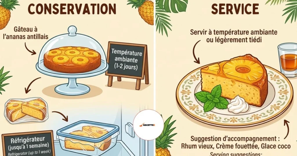 gateau à l'ananas antillais