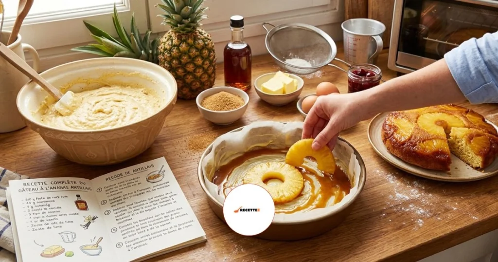 gateau à l'ananas antillais