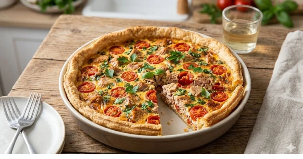 quiche thon tomate