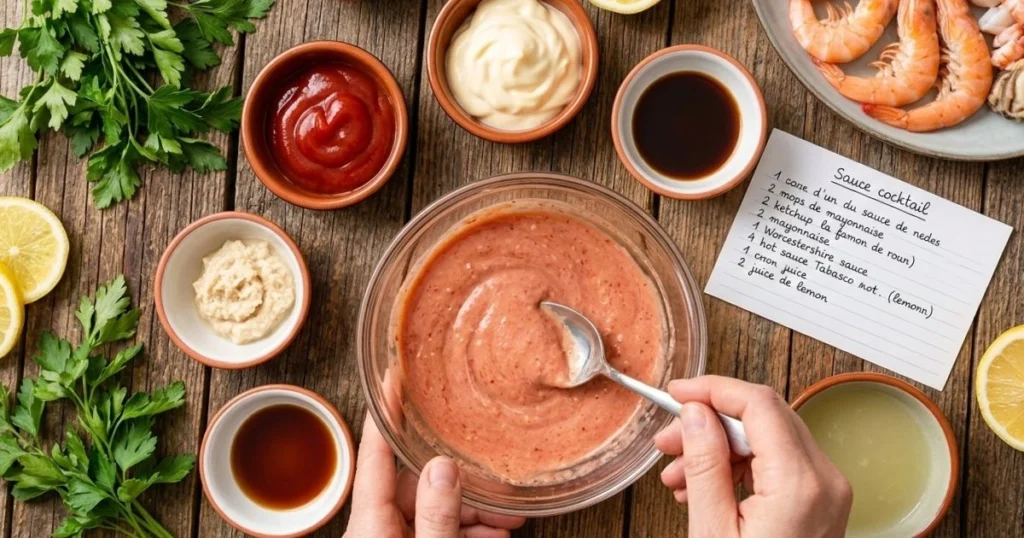 sauce cocktail recette