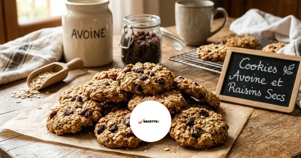 Cookies Avoine et Raisins Secs