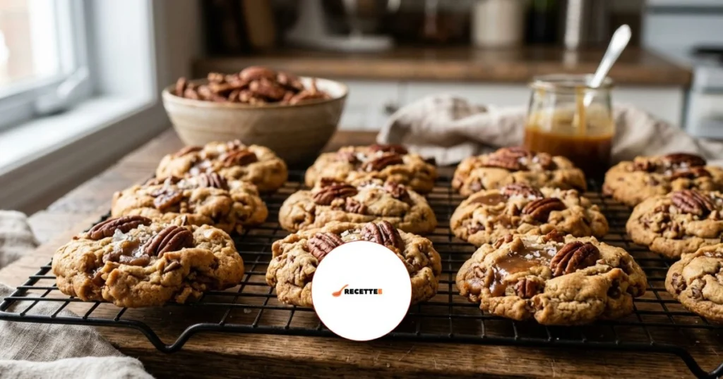 Cookies aux Noix de Pécan et Caramel