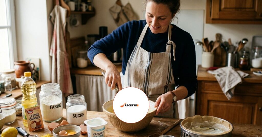 Préparation du Gâteau au Yaourt