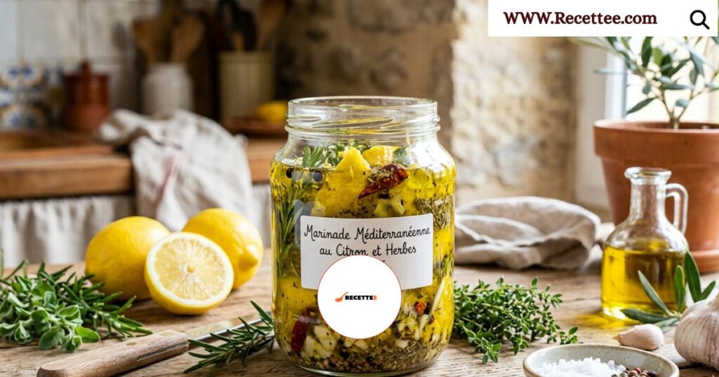 Marinade Méditerranéenne au Citron et Herbes