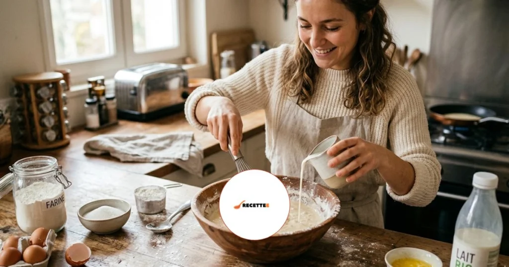 Préparation de la Pâte à Pancakes : 