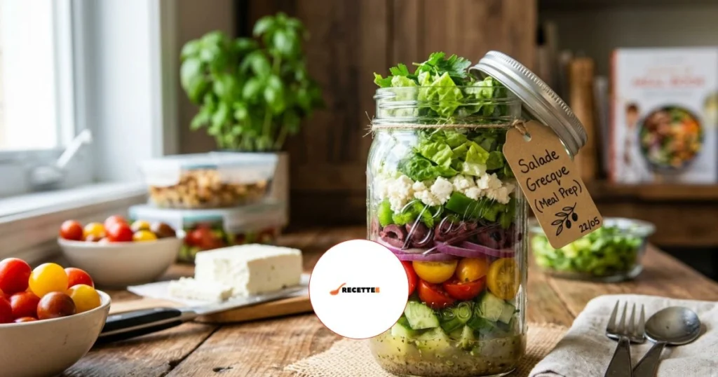 Salade Grecque en Bocal