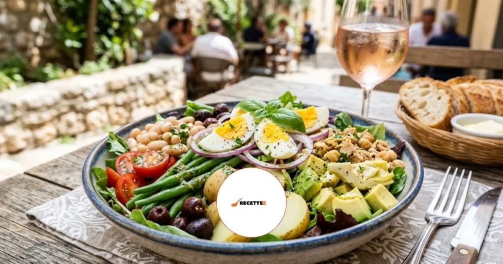 Salade Niçoise végétarienne