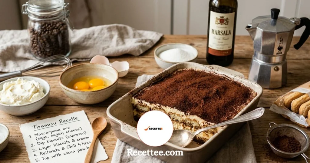 Tiramisu Recette
