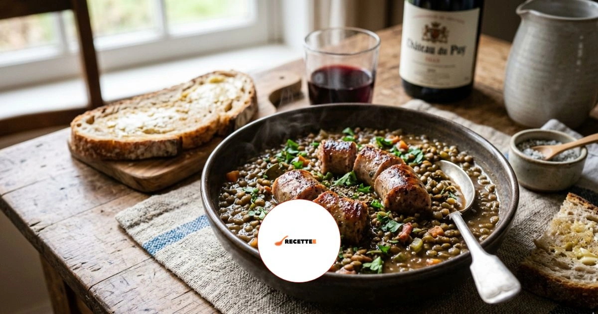 saucisse lentille