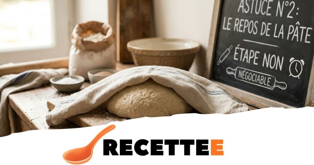 Le repos de la pâte, étape non négociable